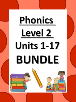 Preview of Phonics level 2 Bundle Units 1-17