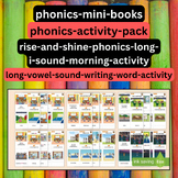 Phonics mini books|Phonics activity pack|Long vowel sound 