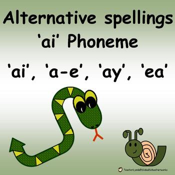 Preview of Phonics poem 'ai' alternative spellings