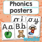 Phonics posters: Alphabet, Digraphs, trigraphs & alternate