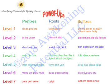 Preview of Phonics decoding reference sheet (roots/prefixes/suffixes)-Power Ups
