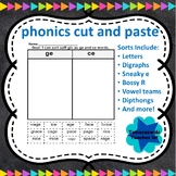 Phonics sorts cut and paste