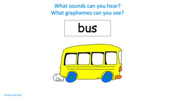 Preview of Phonics - 'u' as in bus - Introduce and Teach