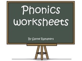 Phonics worksheets: visual/auditory discrimination and pro