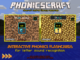 PhonicsCraft - Interactive Flashcards - Set 1-10 (Minecraf