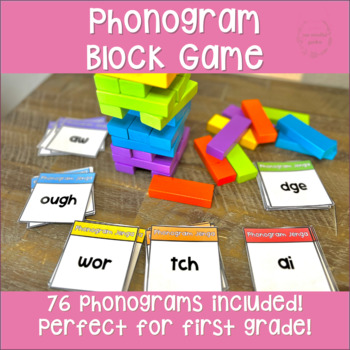 Preview of Phonogram Jenga Game