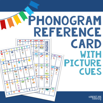 Preview of Phonogram Chart with Picture Cues: for the Classroom and Home Reading