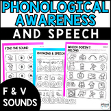Phonological Awareness Activities for Speech Therapy | F a