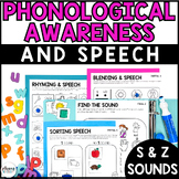 Phonological Awareness Activities for Speech Therapy | S a