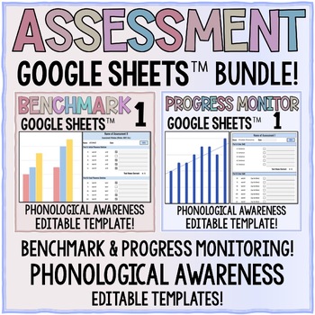 Preview of Phonological Awareness Assessment - Benchmark & Progress Monitoring Bundle!