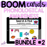 Phonological Awareness Bundle 2: Boom Cards