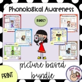 Phonological Awareness Picture Based Activities Bundle