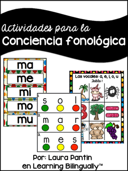 Preview of Phonological Awareness Bundle in Spanish