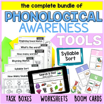 Preview of Phonological Awareness COMPLETE bundle | Science of Reading