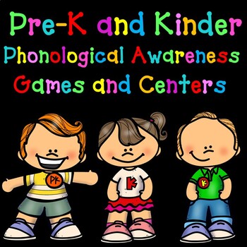 Preview of Phonological Awareness Centers:  Pre-K and Kinder