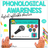 Phonological Awareness Counting Syllables Digital