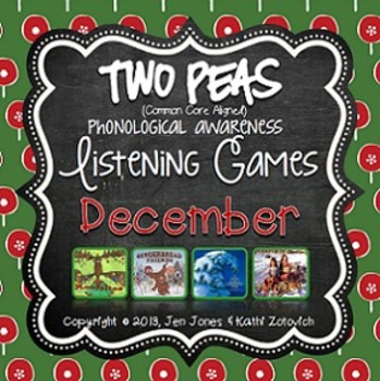 Preview of Phonological Awareness Curriculum: Text Based & Common Core-December {Set 2}