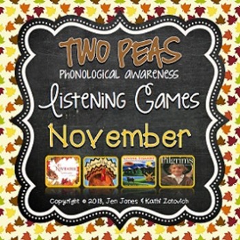 Preview of Phonological Awareness Curriculum: Text Based & Common Core-November {Set 2}
