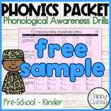 Phonological Awareness Daily Drills Preschool and Kindergarten