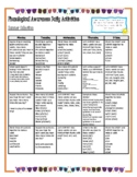 Phonological Awareness Daily Practice Activities-Summer Co