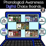 Phonological Awareness Digital Choice Boards: For Google C