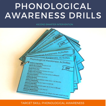 Preview of Phonological Awareness Drills - Phonograms & Syllable Types