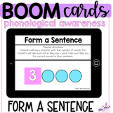 Phonological Awareness  Form A Sentence: Boom Cards