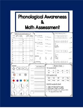 Preview of Phonological Awareness & Math Assessment (Baseline data)