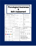 Phonological Awareness & Math Assessment (Baseline data)