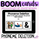 Phonological Awareness: Phoneme Deletion: Boom Cards