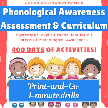 Preview of Phonemic Awareness Activities - 1 minute oral Tasks, Curriculum & Assessment