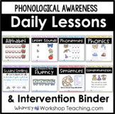 Phonological Awareness Reading LESSONS + Intervention Asse