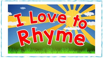 Preview of Phonological Awareness - Rhyming!