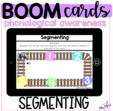 Phonological Awareness: Segmenting Words: Boom Cards