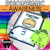 Phonological Awareness Toothy® Task Cards | Phonemic Aware