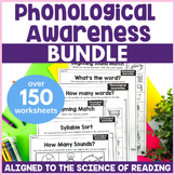 Phonological Awareness Worksheet Bundle
