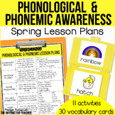 Spring Phonemic Awareness & Phonological Awareness Activit