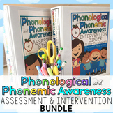 Phonological & Phonemic Awareness Assessment + Intervention Activities BUNDLE