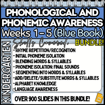 Preview of Phonological & Phonemic Awareness Intervention |Kindergarten| Heggerty Bundle