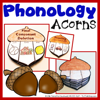 Preview of Phonology Acorns: Acorn Craft for Phonology