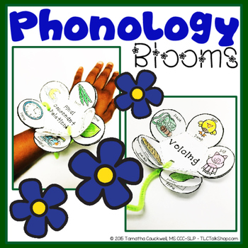Preview of Phonology Blooms: Flower Craft and Bracelets for Phonology