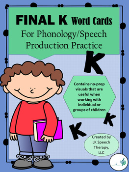 Preview of Phonology (Cycles Approach)/Articulation-Final Velar "K" Word Cards