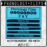 Leveled Phonology Flipbook: Stopping F & V