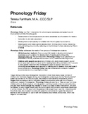 Phonology Friday Guide