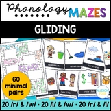 Gliding Phonology Activities Mazes Speech Therapy