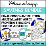 Phonology Speech Therapy Activities Bundle
