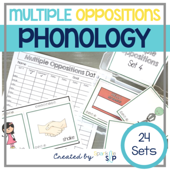 Preview of Phonology Speech Therapy Activities Multiple Oppositions Drill Cards