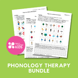 Phonology Therapy Bundle | No-Prep Kits for 9 Phonological