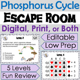 Phosphorus Cycle Activity Digital Escape Room Game (Biogeo