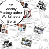 Photo Bellringer (Set 2) - Weekly Photographer Worksheets 